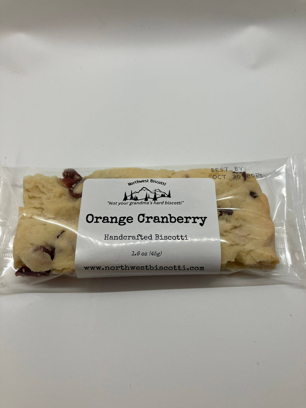 Orange Cranberry Biscotti: NO RETAIL DISPLAY BOX