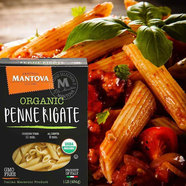 Mantova Organic Penne Rigate Pasta, 1 lb.: 1 pack