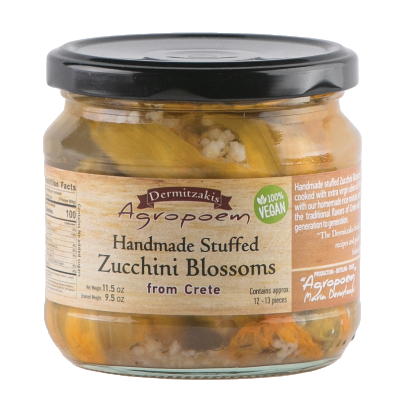 Agropoem - Handmade Stuffed Zucchini Blossoms from Crete