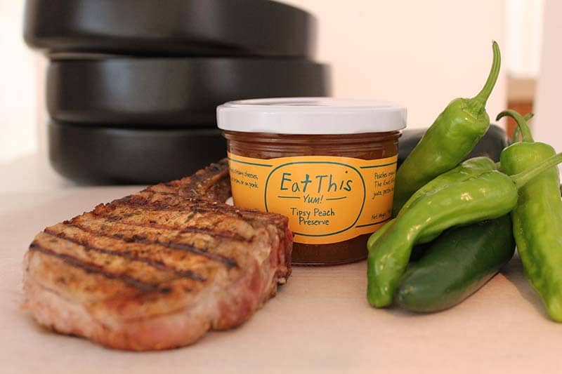 Tipsy Peach Preserve : 7 OZ