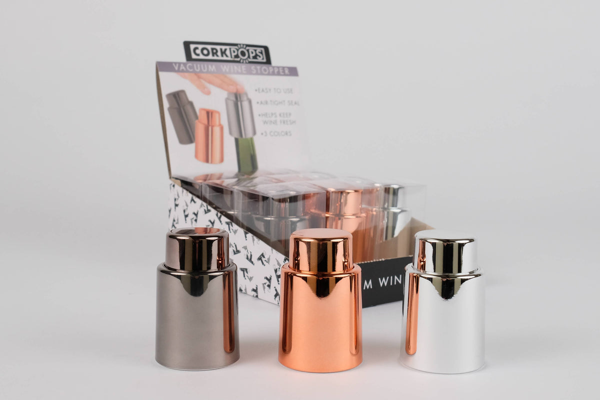 Vacuum Wine Metallic Stopper