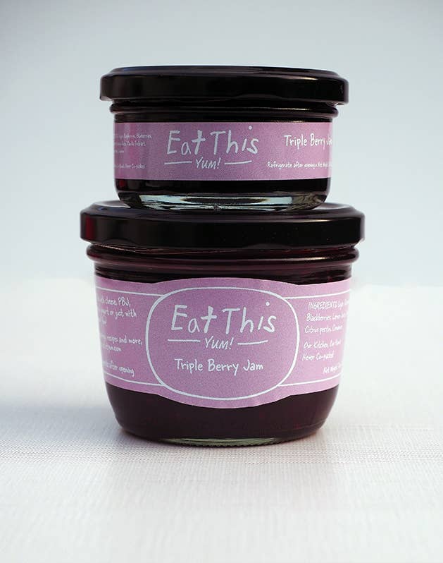 Triple Berry Jam: 7 oz