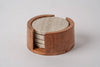 Marble Coasters - Set of 4 - Tan