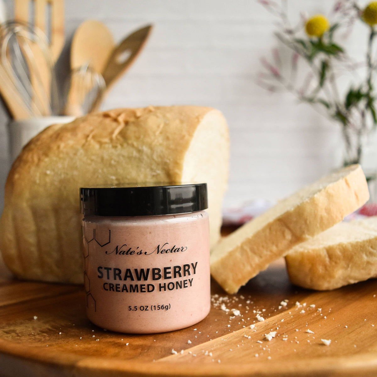Strawberry Creamed Honey