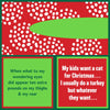 NAPKIN XMAS Cat | Funny Party Gift | Cocktail Napkin