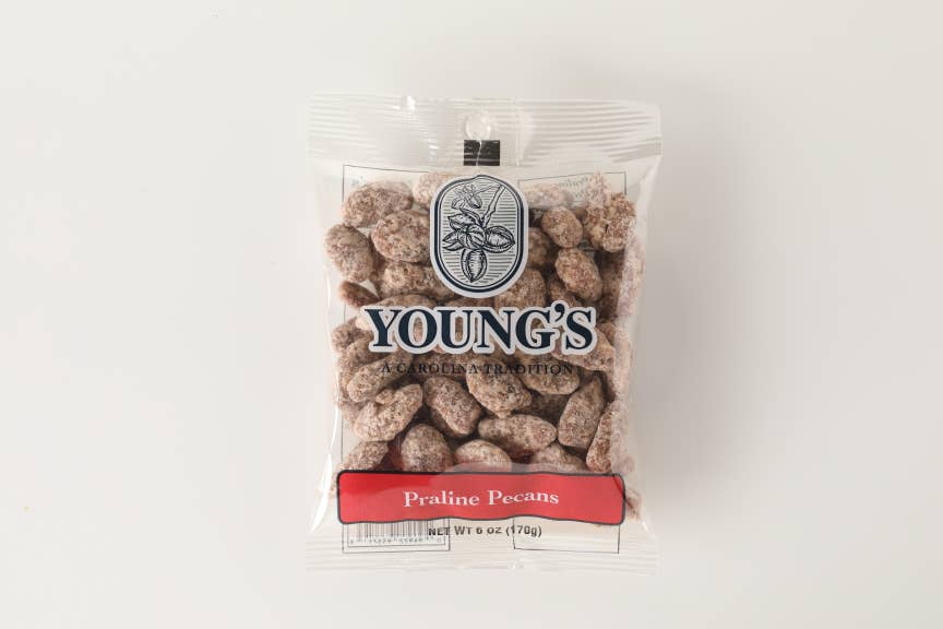 Praline Pecans 6oz Snack Bag