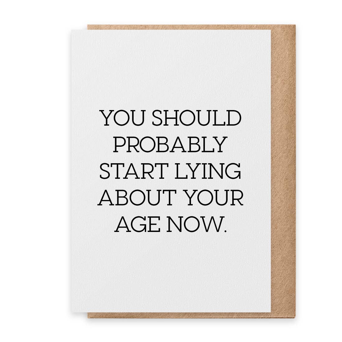 Start Lying - Greeting Card