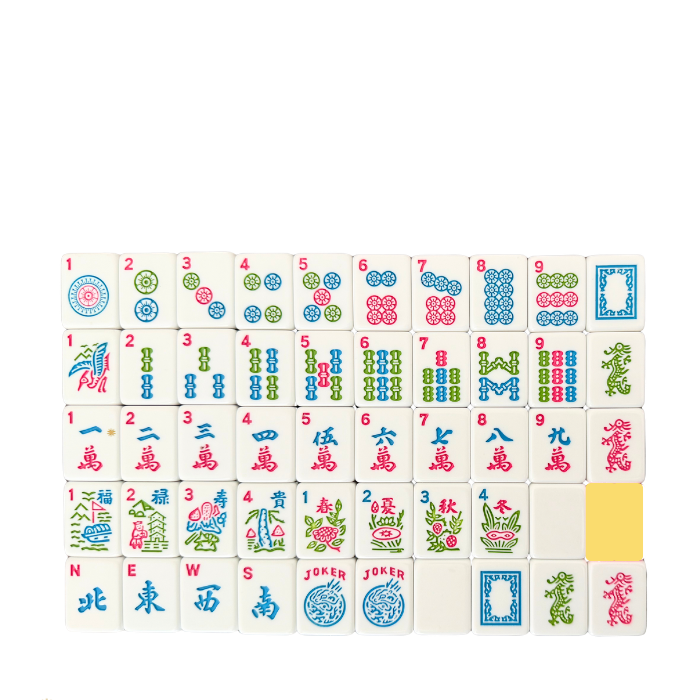 Mahjong Studios – American Mahjong Tile Set Butter Bloom: Lilac Bloom