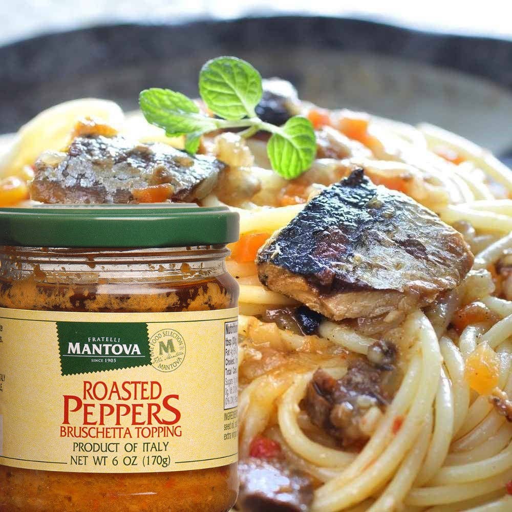 Roasted Peppers Bruschetta, 6 oz.