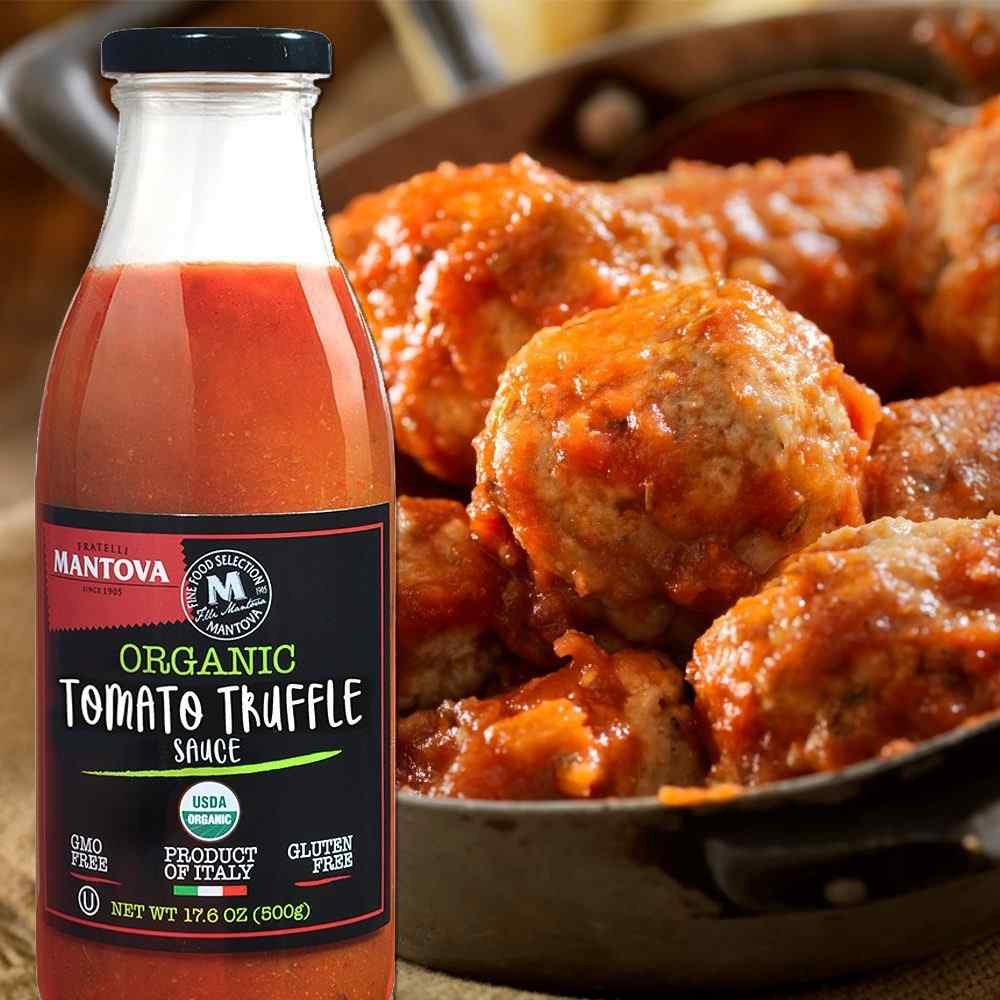 Mantova Organic Tomato Truffle Sauce, 17.6 oz.