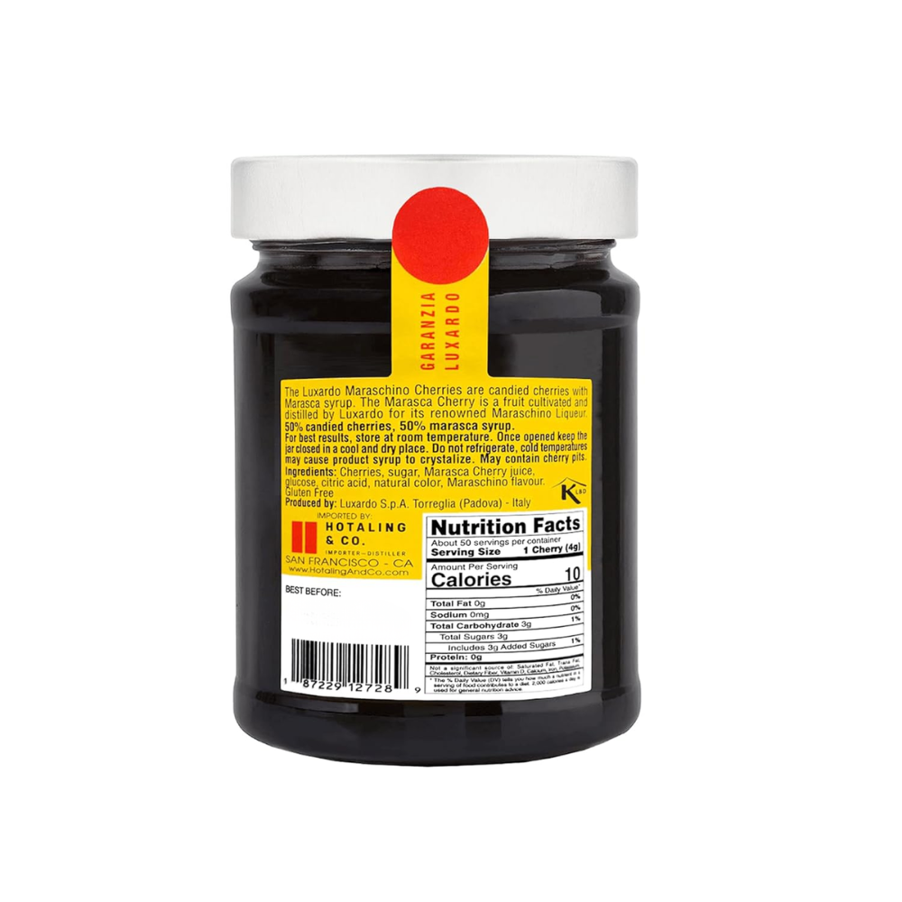 Luxardo Maraschino Cherries, 14.1oz Jar