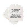 First person at the party who says | Cocktail Napkins