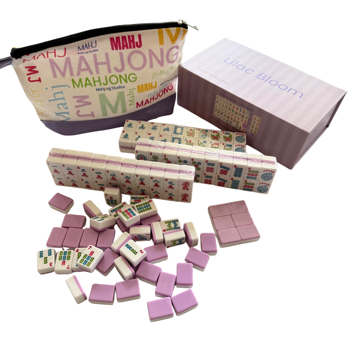 Mahjong Studios – American Mahjong Tile Set Butter Bloom: Lilac Bloom