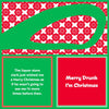 NAPKIN XMAS Merry Drunk | Funny Party Gift | Cocktail Napkin