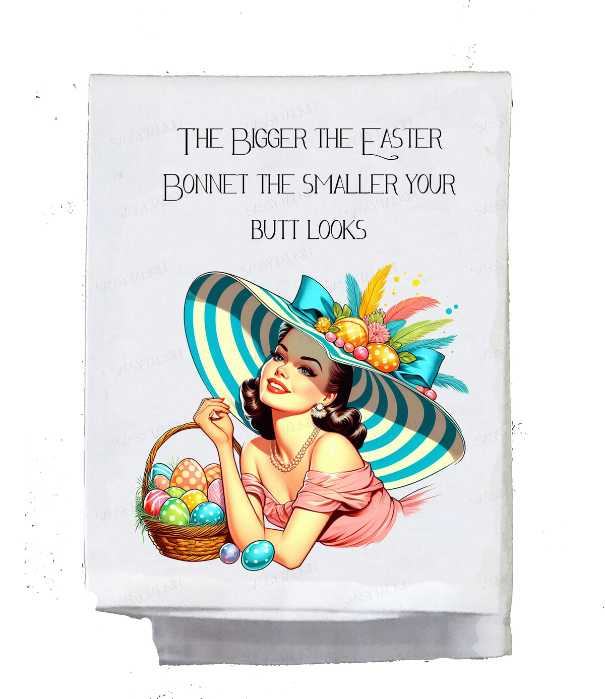Sassy Girl, Easter, The bigger the bonnet the smaller