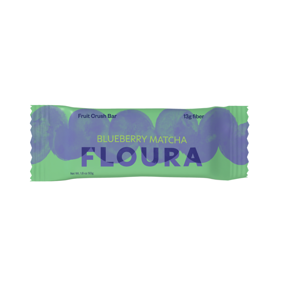 Blueberry Matcha Floura FiberCrush Bar [10 Pack]
