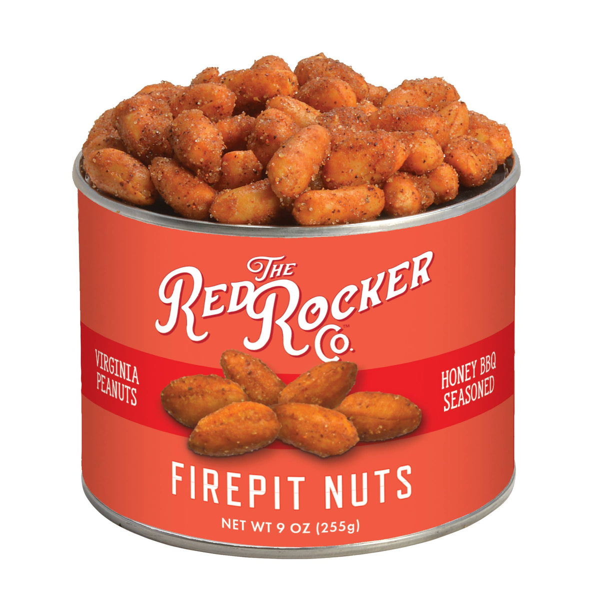 Red Rocker Firepit Nuts (Honey BBQ Seasoned)- 9 oz.