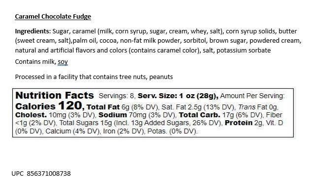 Caramel Chocolate Fudge Bar