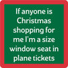 COASTER Xmas Window Seat | Funny Party Gift | Home Bar Decor