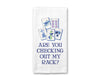 Mahjong Kitchen Towel Mah jongg Tile Game Decor Hostess Gift