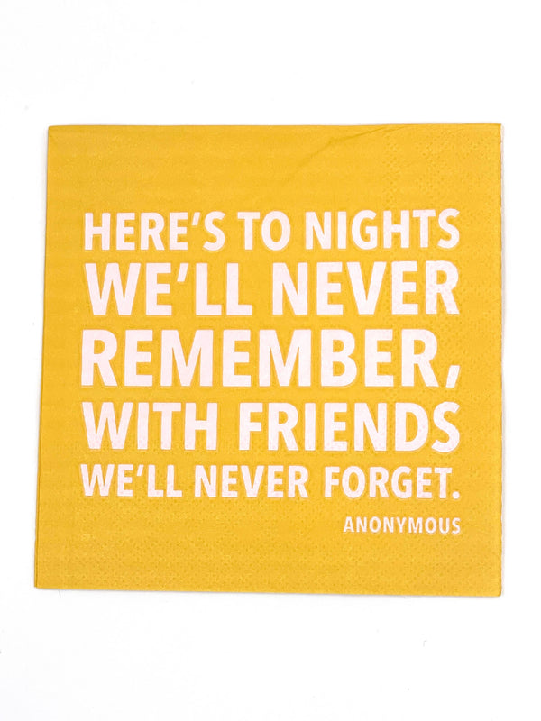 Funny Cocktail Napkins