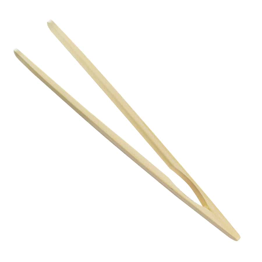 Bamboo Toast Tongs Bucket /30