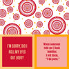 NAPKIN Roll Your Eyes | Funny Party Gift | Cocktail Napkin