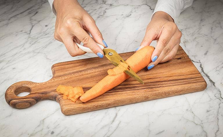 Multi Purpose Kitchen Shears-9"L: White
