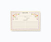 Mosaic Floral Recipe Cards