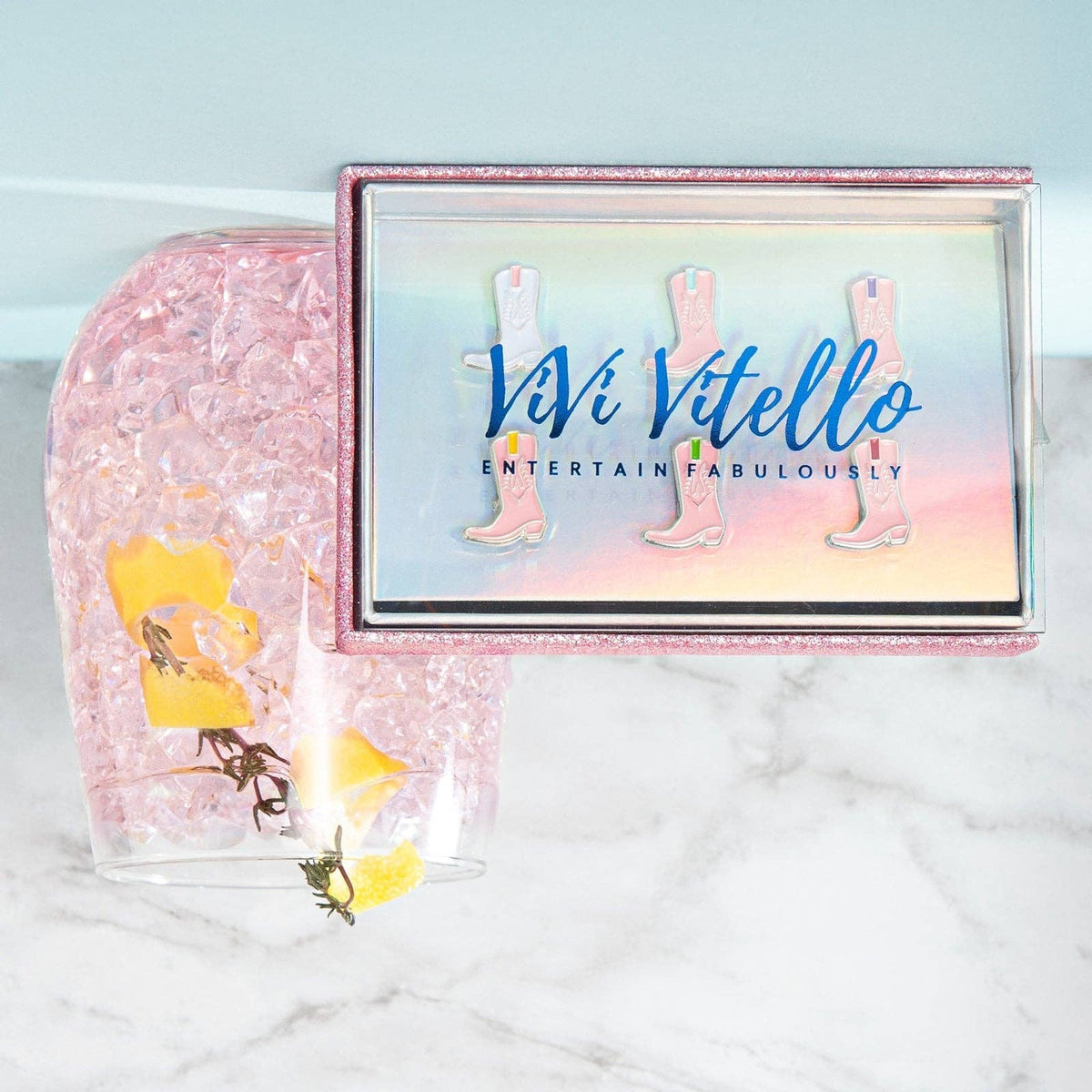 These Boots are Made for Walkin' Cheers Charms, Set of 6