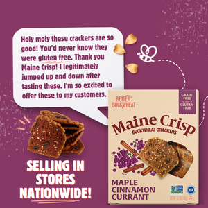 Maple Cinnamon Currant Crisps