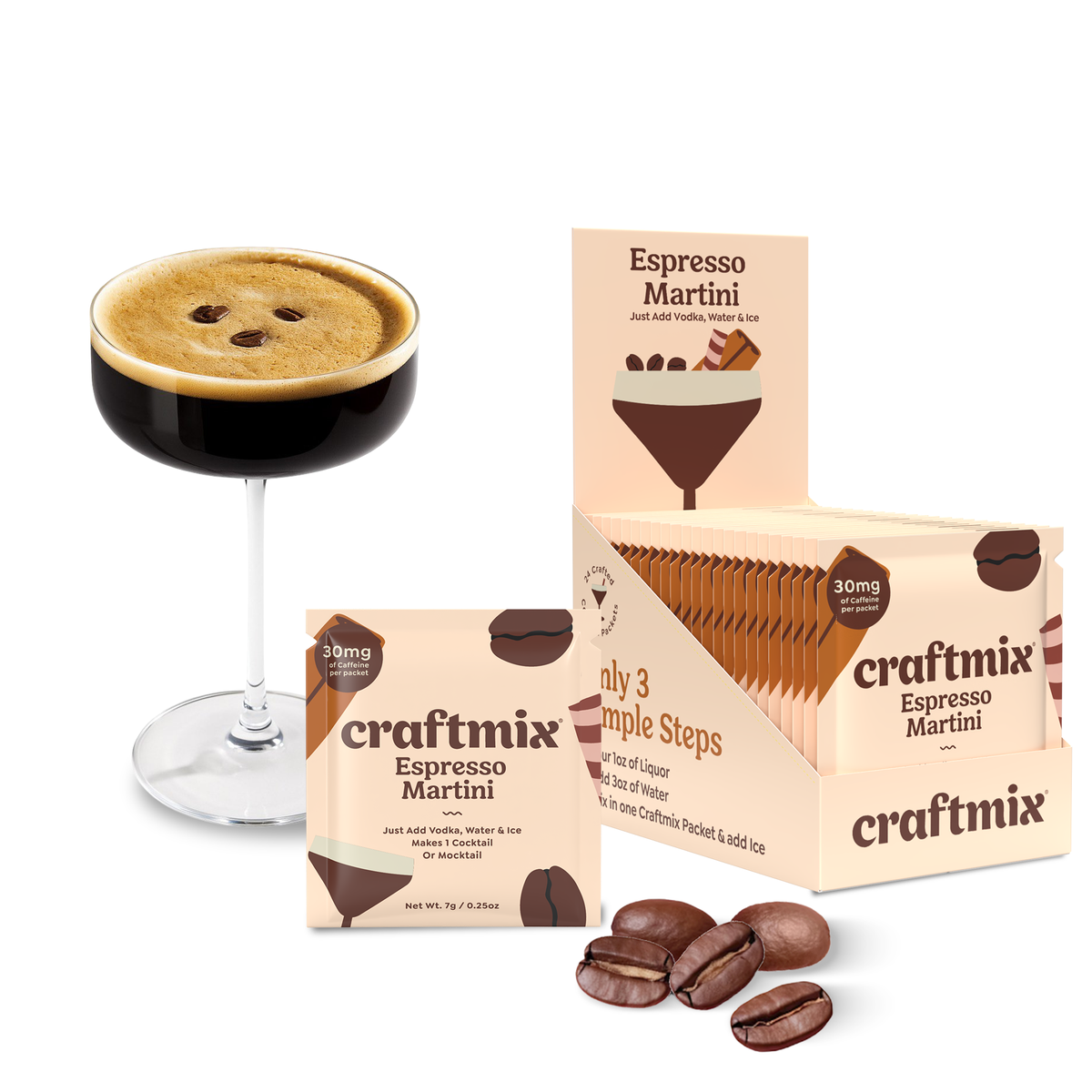 Espresso Martini Cocktail / Mocktail Mixer