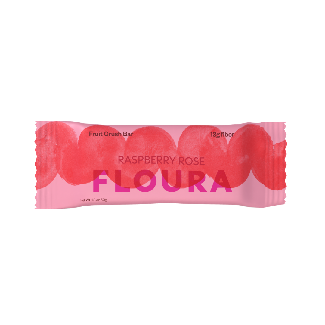 Raspberry Rose Floura FiberCrush Bar [10 Pack]