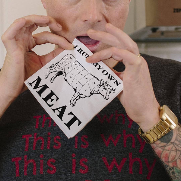 Funny Cocktail Napkins – “I Rub My Own Meat”