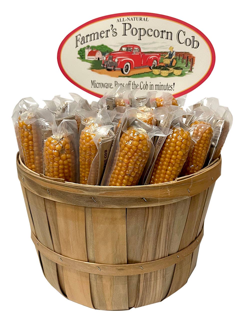 Farmer's Popcorn basket 48 units--Pops off the cob!!!!