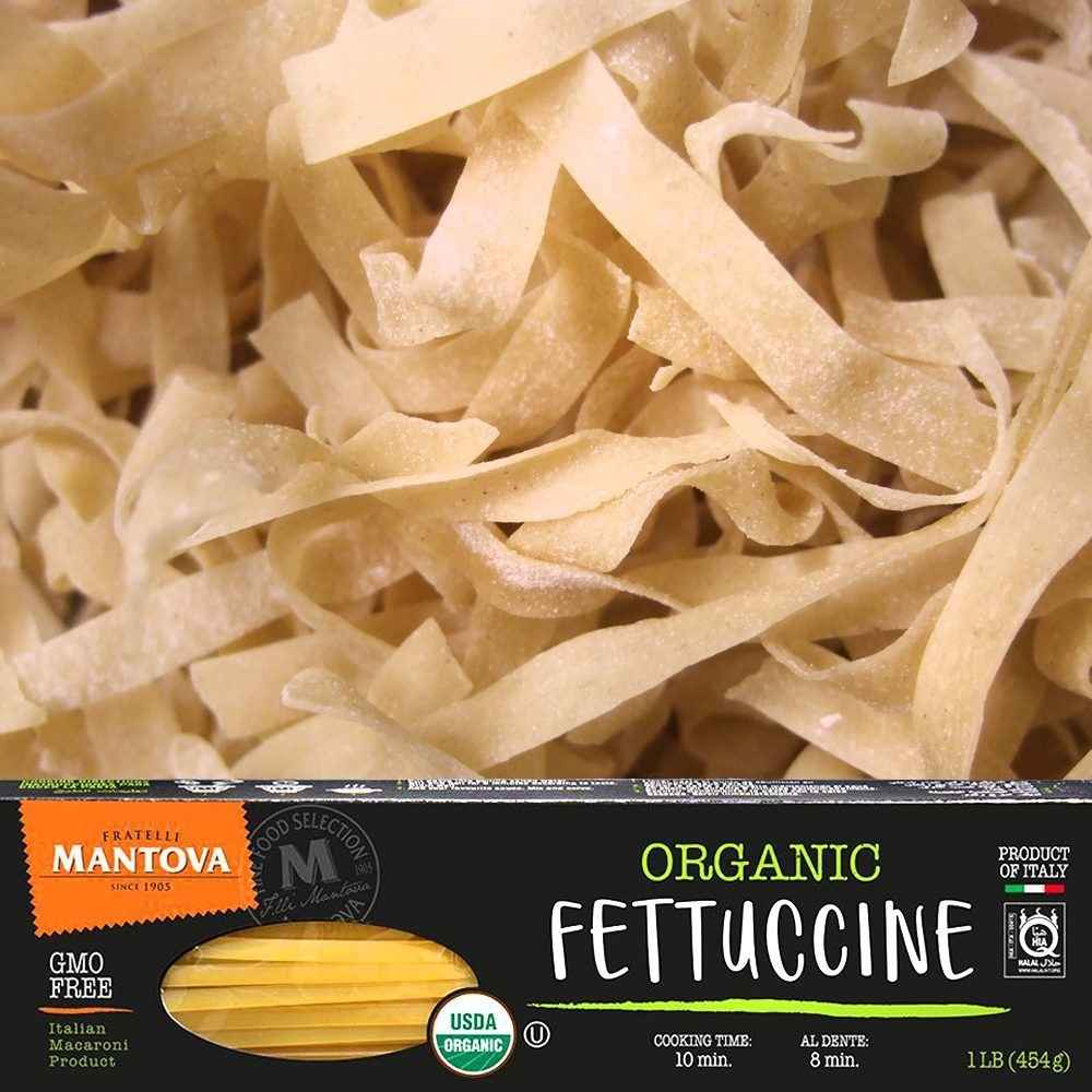 Mantova Organic Fettucine Pasta, 1 lb.