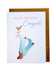 "Giddy Up, Gorgeous" Cowgirl Birthday Card — Glitter
