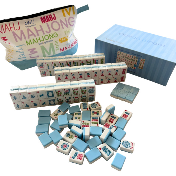 Mahjong Studios – American Mahjong Tile Set Butter Bloom: Lilac Bloom