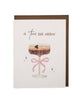 Tini Bit Older Espresso Birthday Card — Rhinestone & Glitter