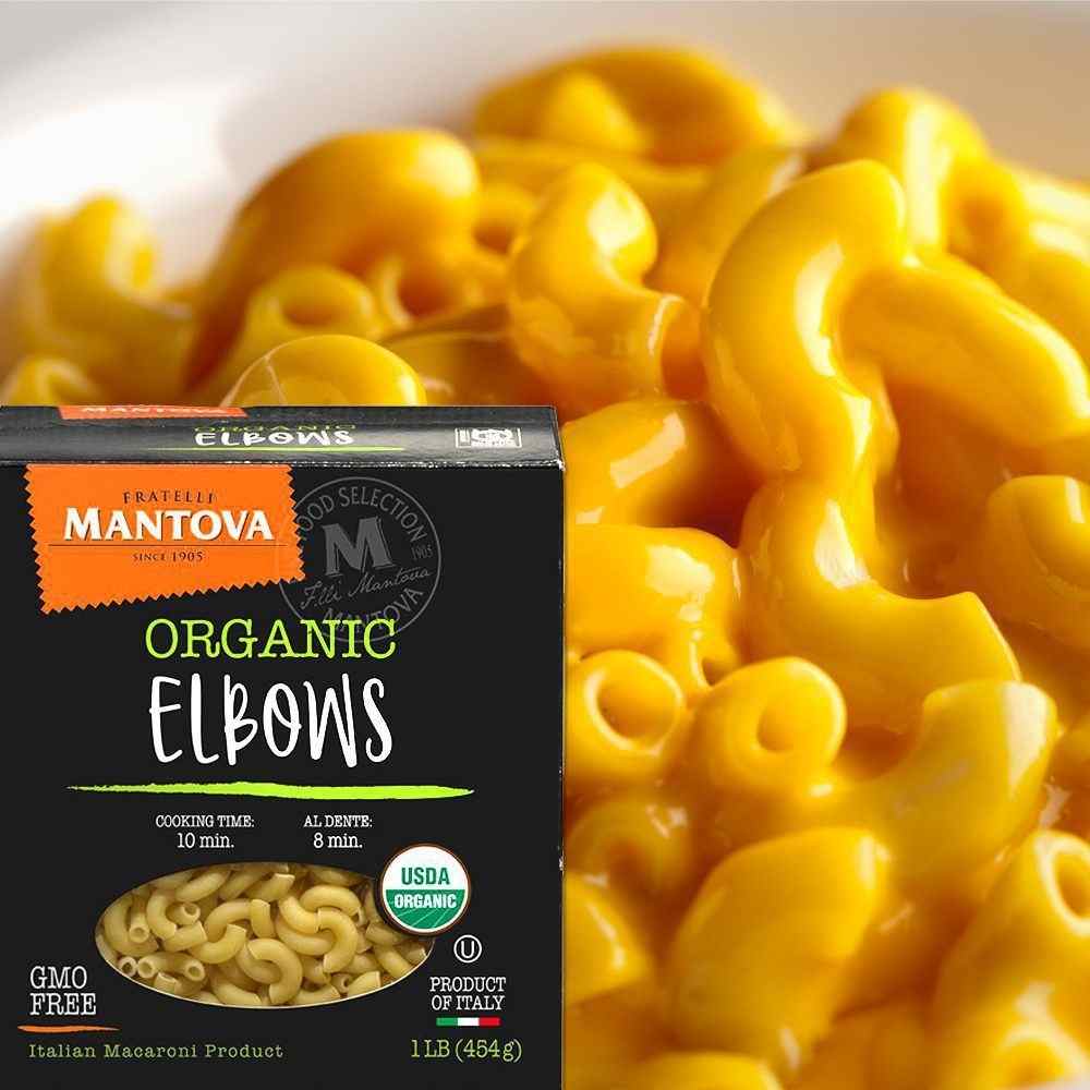Mantova Organic Elbow Pasta, 1 lb.: 1 pack