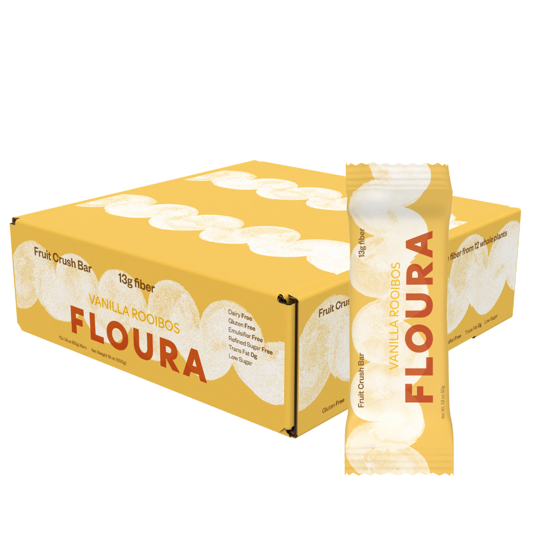 Vanilla Rooibos Floura FiberCrush Bar [10 Pack]
