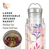 Blair™ Botanical Bliss Glass Travel Infuser Mug by Pinky Up®