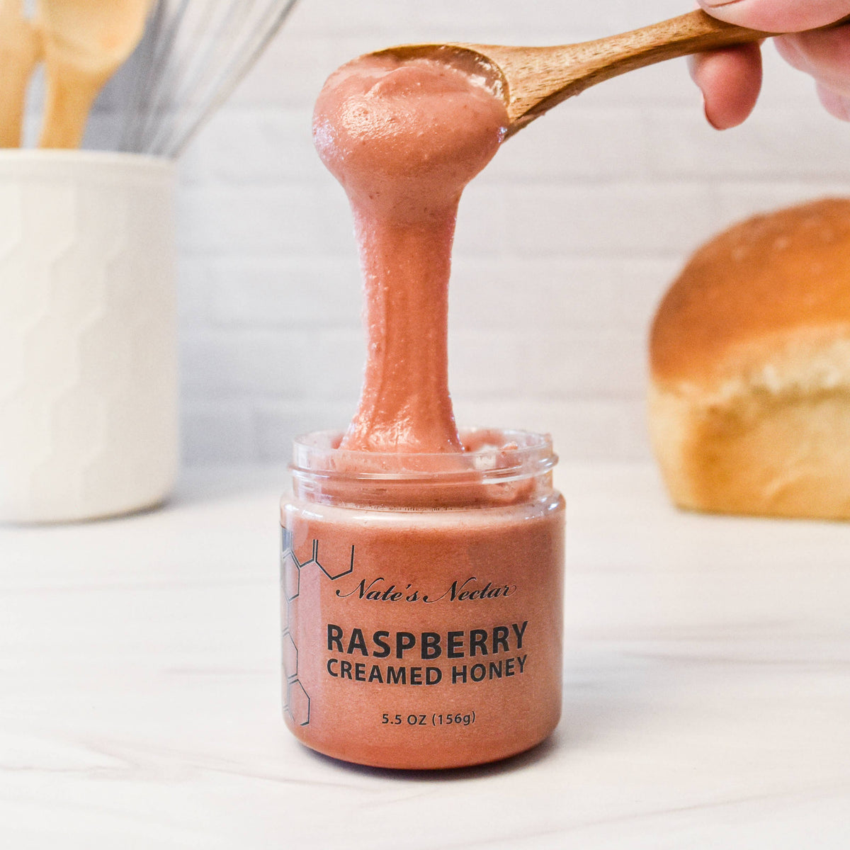 Raspberry Creamed Honey