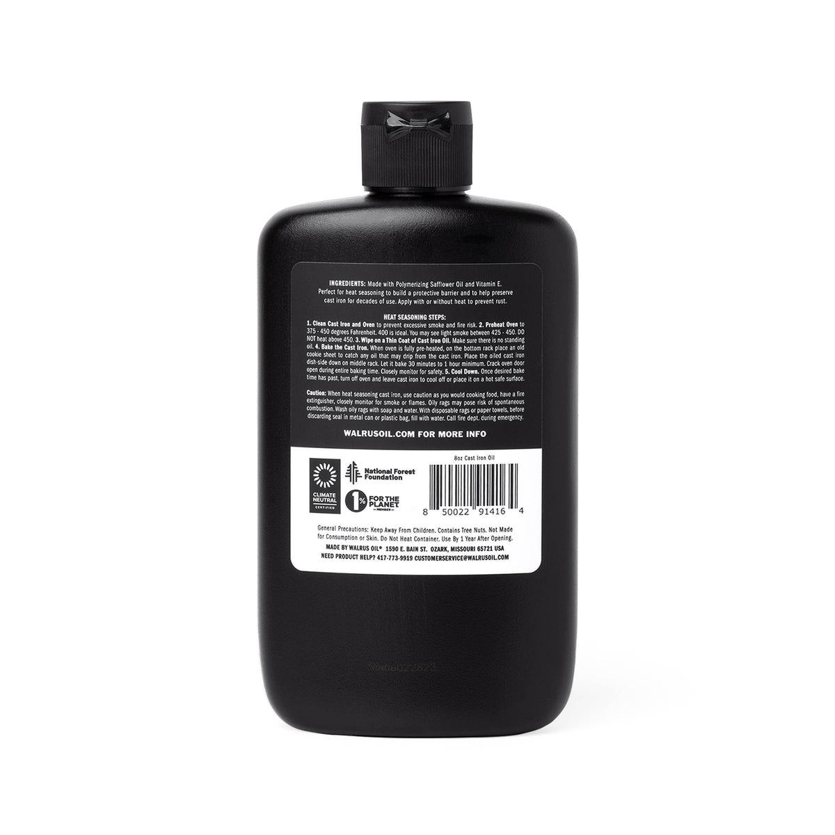Cast Iron Oil, 8oz