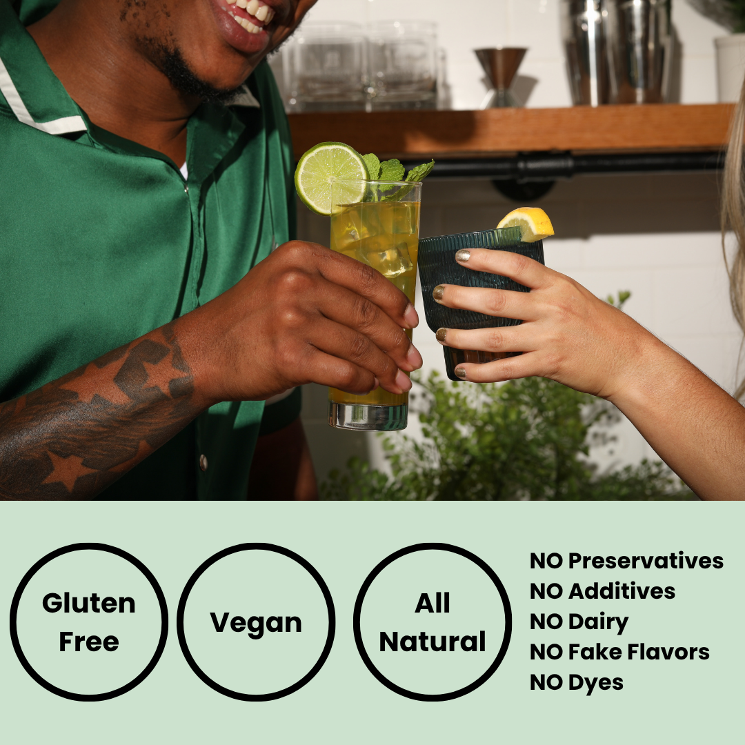 Blueberry Lavender Lemon Drop Cocktail & Mocktail Mix + Kit