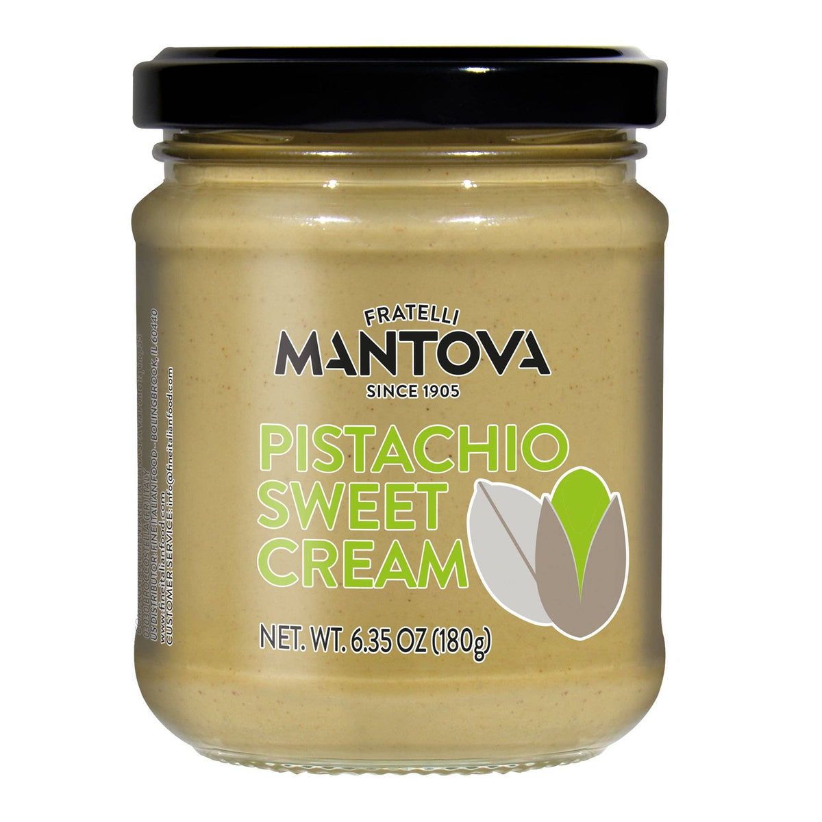 Mantova Pistachio Sweet Cream, 6.35 oz