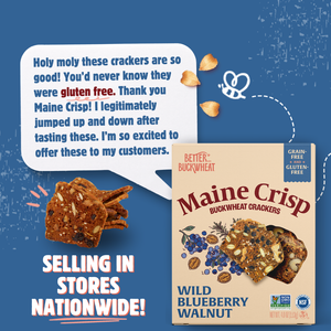 Wild Blueberry Walnut Crisps