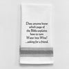 BB-D-81 White Kitchen Towel "Does anyone know which page..."