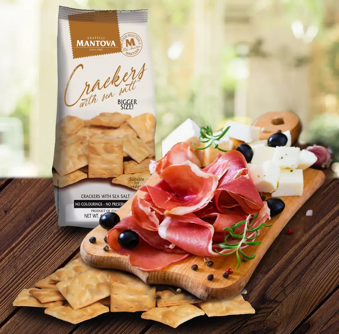 Mantova Crackers with Sea Salt, 6.17 oz.