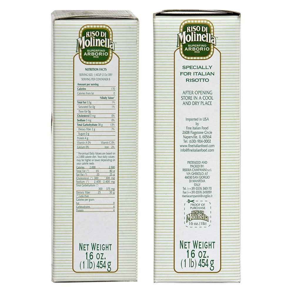 Riso Di Molinella Arborio Rice, 1 lb.
